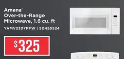 Leon's Amana Over-the-Range Microwave, 1.6 cu. ft offer