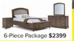 Leon's Camelot 6 - Piece Queen Storage Bedroom Package - Burnished Beige offer