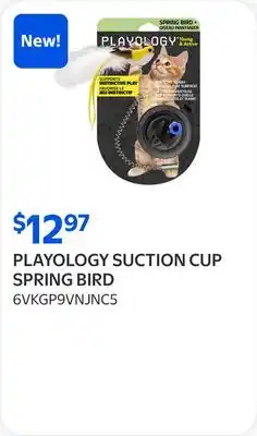 Walmart PLAYOLOGY SUCTION CUP SPRING BIRD offer