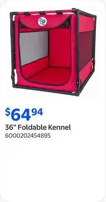 Walmart 36 Foldable Kennel offer
