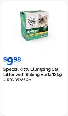 Walmart Special Kitty Clumping Cat Litter with Baking Soda offer