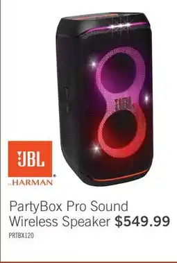 The Brick JBL PartyBox Pro Sound Wireless Speaker offer