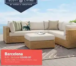 The Brick Scott Living Barcelona 4-Piece Patio Set offer