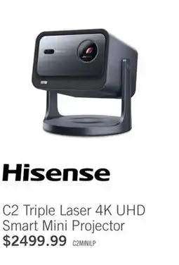 The Brick C2 Triple Laser 4K UHD Smart Mini Projector offer