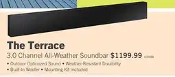 The Brick The Terrace 3.0 Channel All-Weather Soundbar offer