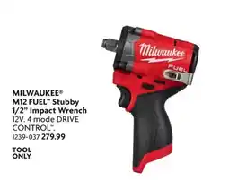 Home Hardware MILWAUKEE M12 FUEL Stubby 1/2 Impact Wrench offer
