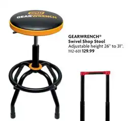 Home Hardware Swivel Shop Stool offer