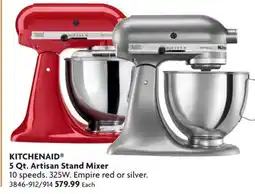 Home Hardware 5 Qt. Artisan Stand Mixer offer