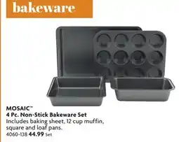 Home Hardware 4 Pc. Non-Stick Bakeware Set offer