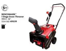 Home Hardware 1 Stage Snow Thrower offer
