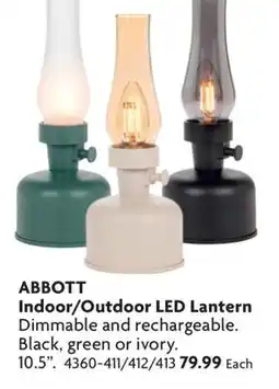 Home Hardware ABBOTT Indoor/Outdoor LED Lantern offer
