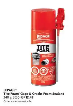 Home Hardware Tite Foam Gaps & Cracks Foam offer