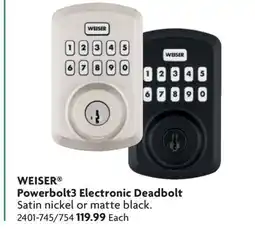 Home Hardware Powerbolt3 Electronic Deadbolt offer