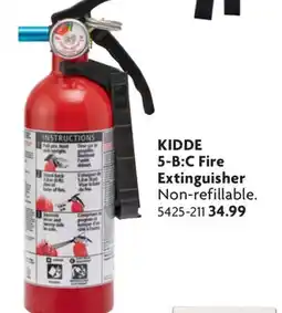 Home Hardware 5-B:C Fire Extinguisher offer