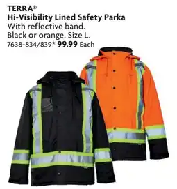 Home Hardware Hi-Visibility Lined Safety Parka offer