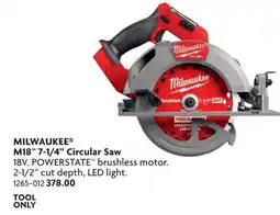 Home Hardware M18 7-1/4 Circular Saw offer
