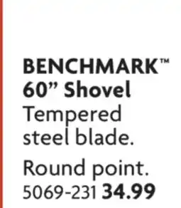 Home Hardware BENCHMARK 60 Shovel offer