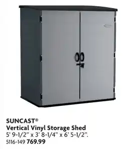 Home Hardware Vertical Vinyl Storage Shed offer