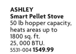 Home Hardware Smart Pellet Stove offer