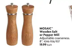 Home Hardware Wooden Salt or Pepper Mill offer