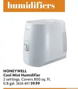 Home Hardware Cool Mist Humidifier offer