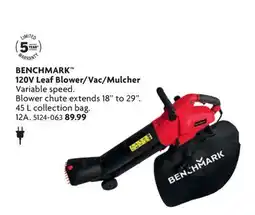 Home Hardware 120V Leaf Blower/Vac/Mulcher offer