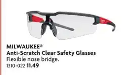 Home Hardware Anti-Scratch Clear Safety Glasses offer