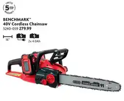 Home Hardware 40V Cordless Chainsaw offer