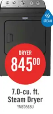 The Brick Maytag 7.0 Cu. Ft. Pet Pro Electric Dryer - Volcano Black - YMED5605RU offer