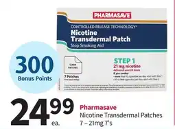 Pharmasave Pharmasave Nicotine Transdermal Patches offer
