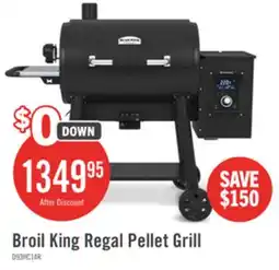 The Brick Broil King Regal Pellet 500 Grill in Black offer