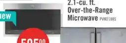 The Brick Profile 2.1 Cu. Ft. Over-the-Range Microwave with Chef Connect and 400 CFM - Stainless - PVM2188SJC offer