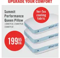 The Brick Bedgear Summit 1.0 Performance Queen Pillow – Stomach Sleeper offer