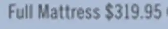 The Brick Full Mattress offer