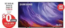 The Brick Samsung 65 OLED S85H 4K Vision AI Smart TV (QN65S85HAEXZC) – 2026 Model offer
