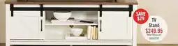 The Brick Kort & Co. Logan Traditional 60 TV Stand with Storage – Walnut Oak offer