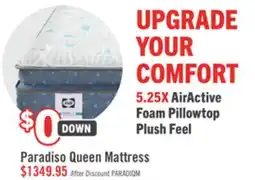 The Brick Sealy Posturepedic Luxury Crown Jewel Resort Paradiso Euro Pillowtop Queen Mattress offer