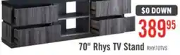 The Brick Rhys 70 Modern TV Stand with Mount, Storage and Cable Management for TVs up to 80- Distressed Grey offer