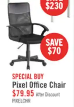 The Brick Pixel 22 Mesh Fabric Office Chair with Lumbar Support - Black offer