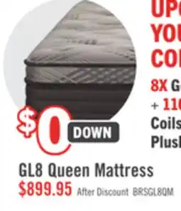 The Brick Beautyrest GL8 Eurotop Plush Queen Mattress offer