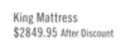 The Brick Stearns & Foster Burnley Luxury Pillowtop King Mattress offer