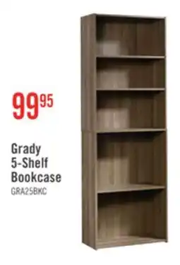 The Brick Grady 24.5 5-Shelf Bookcase - Summer Oak offer