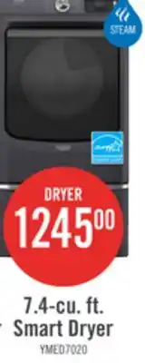 The Brick Maytag 7.4 Cu. Ft. Pet Pro Smart Electric Dryer - Midnight Steel offer