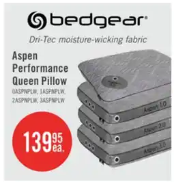 The Brick BEDGEAR Aspen 0.0 Performance Pillow - Stomach Sleeper offer