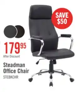 The Brick Steadman 24.4 Office Chair - Black offer