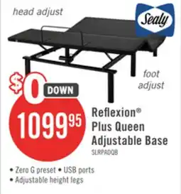 The Brick Sealy Reflexion Plus Lifestyle Base - Queen offer