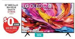 The Brick LG 65 QNED91 QNED Evo AI Mini-LED 4K Smart TV (55QNED91AUA.ACCQ) offer