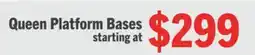 The Brick Queen Platform Bases offer