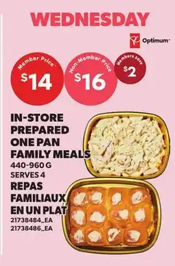 Independent City Market IN-STORE PREPARED ONE PAN FAMILY MEAL offer