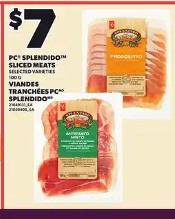 Independent City Market PC SPLENDIDO SLICED MEATS offer